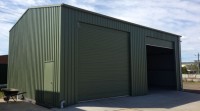Commercial Storage Sheds double roller doors