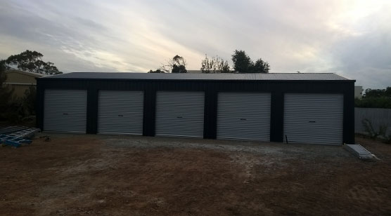 Commercial storage shed