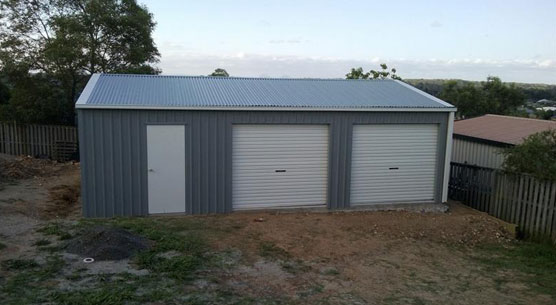 Residential 3 Garage COLORBOND steel three bay