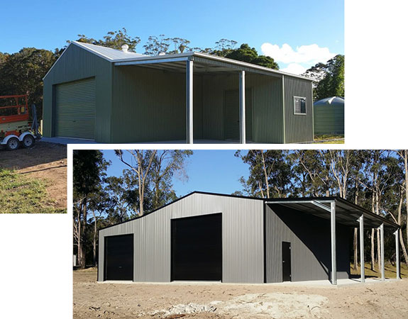 Versatile Functional Sheds with Carports Mobile