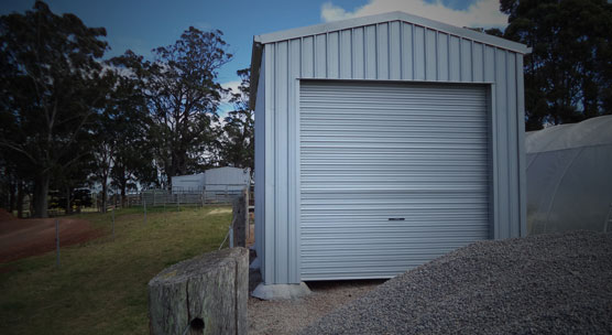Zinc single garage
