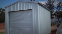Zincalume single garage