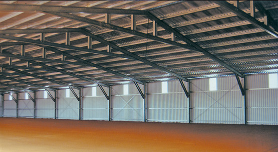 arena enclosed horse riding cover zincalume