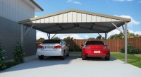 carport double bay gable infill
