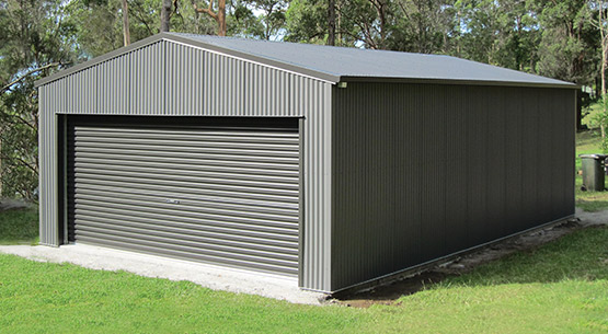 residential 2 colorbond garage