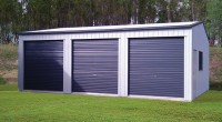 residential 4 triple garage grey