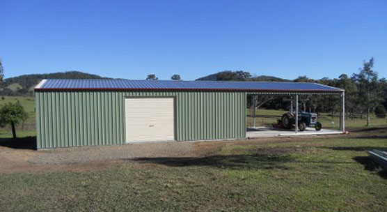 residential 5 garaport rear view