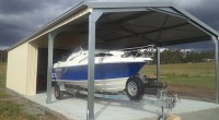 residential 6 garaport boat