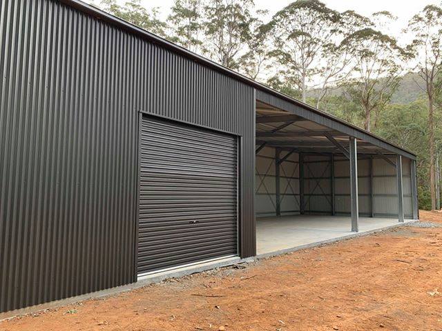Bay Width Solutions Skillion Shed Sheds n Homes Nowra 1