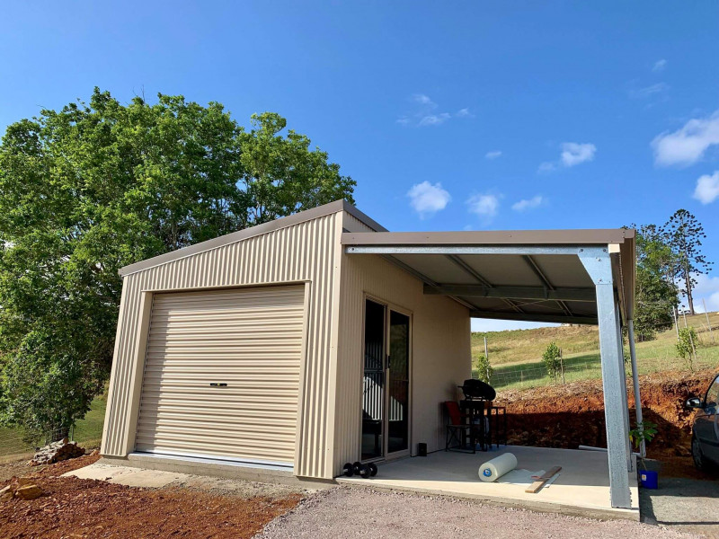 Exercise Shed with lean to Sheds n Homes Gympie 5
