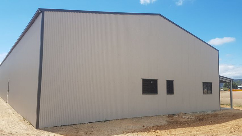 Sheds n Homes Bathurst Industrial Shed with office 1