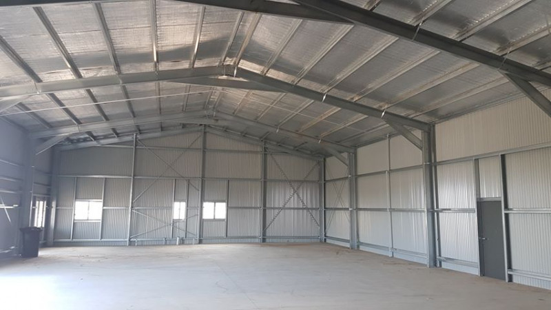 Sheds n Homes Bathurst Industrial Shed with office 2
