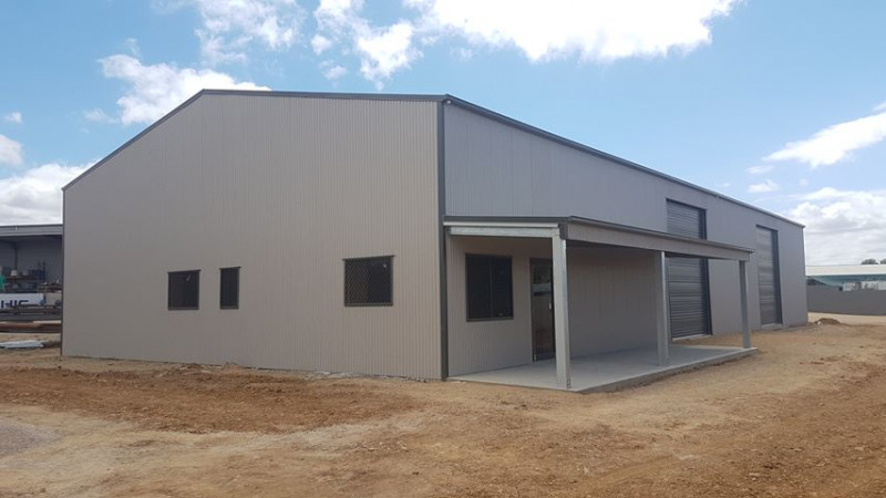 Sheds n Homes Bathurst Industrial Shed with office 3