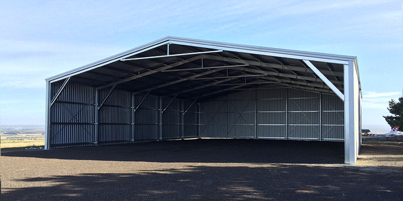Sheds n Homes Geelong Aircraft Hangar 2
