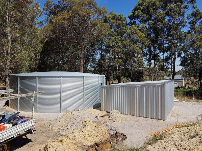 Sheds n Homes Manjimup Skillion pump shed 3