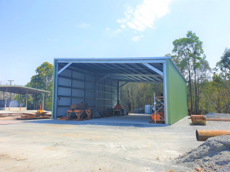 Sheds n homes Gold Coast Skillion Industrial Shed 2