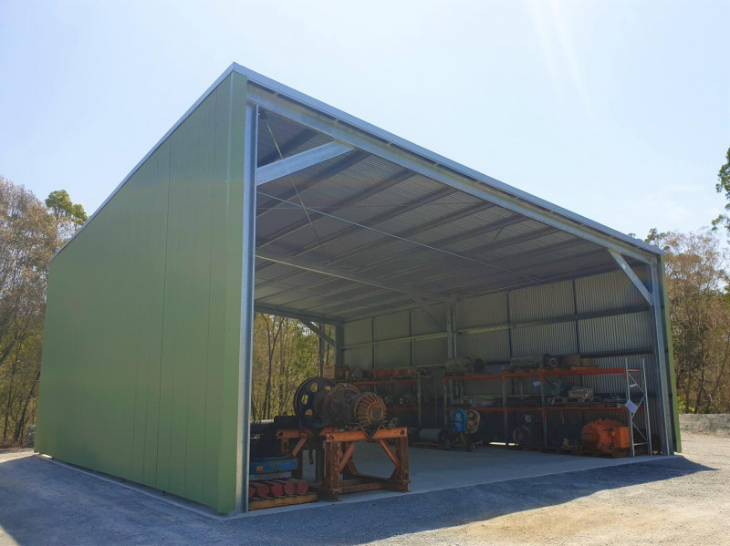 Sheds n homes Gold Coast Skillion Industrial Shed 5