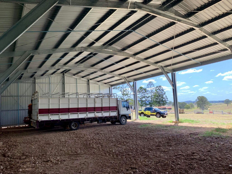 Zincalume Farm Shed Sheds n homes Gympie 5